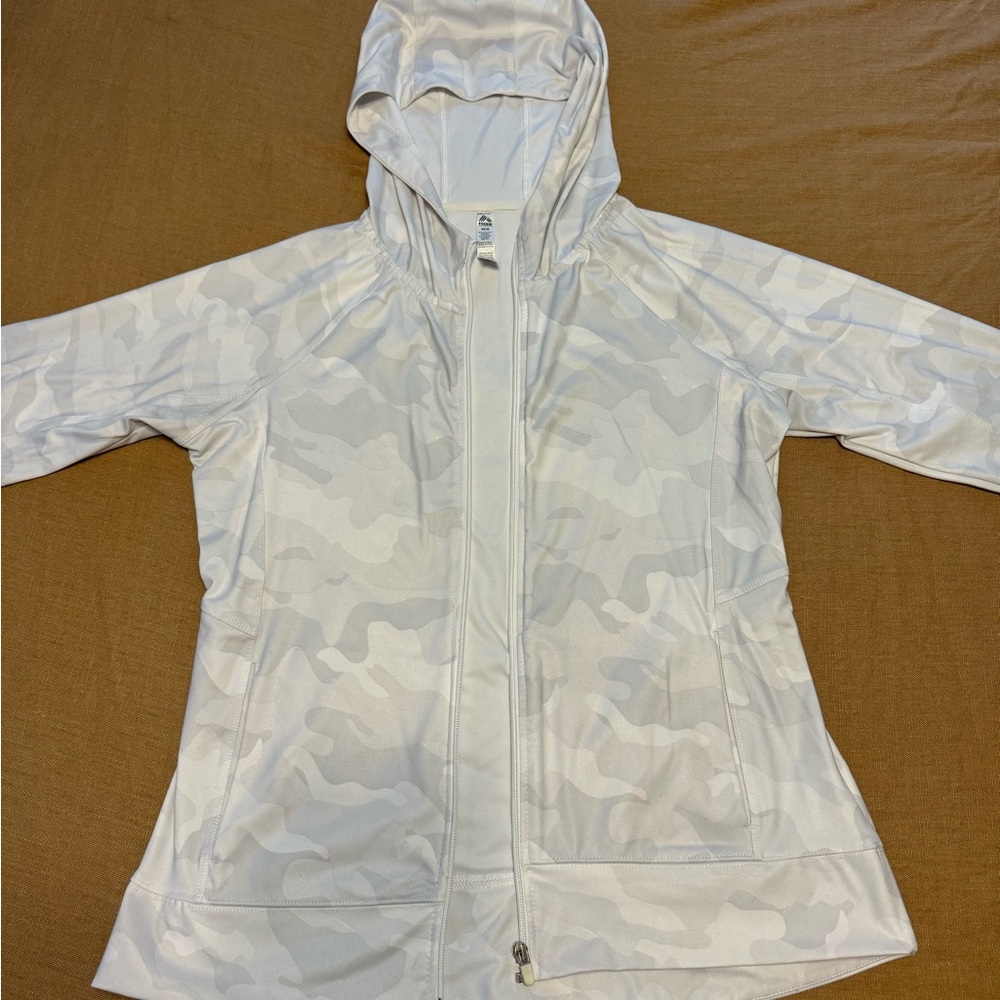 Women's White/Gray Camo Jacket